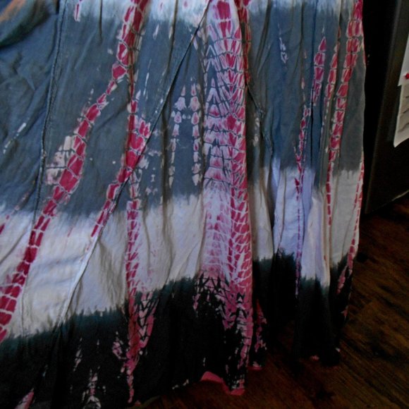 Vintage 80s Pure Cotton Gauze Hippie Dress - Picture 2 of 13